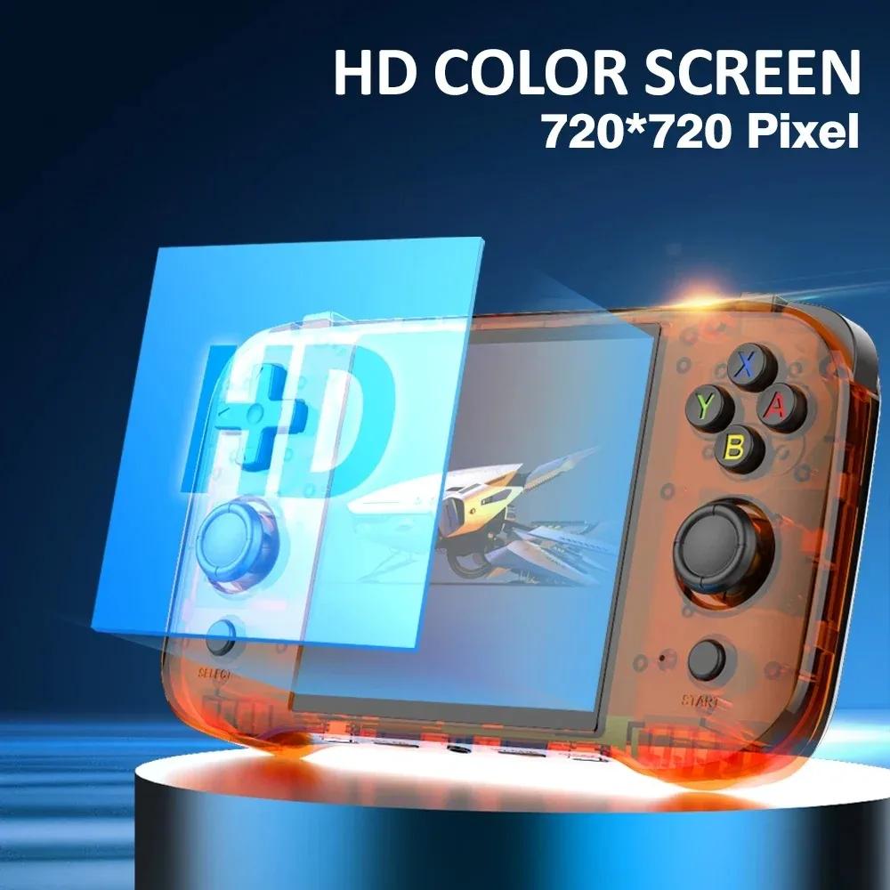BOYHOM R46S Retro Handheld Game Console Linux System 4.0inch IPS Screen RK3566 Portable Handheld Video Player Best Children Gift
