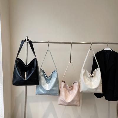 Tasche Damen neue Textur Mode Schulter Messenger Bag lässig große Kapazität Pendler Tragetasche