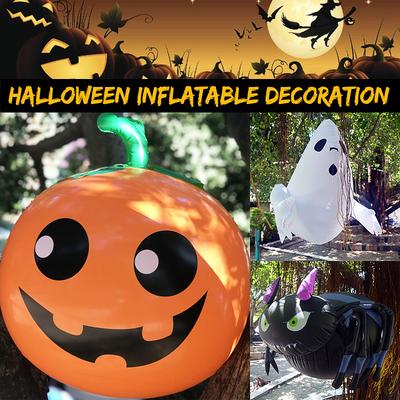 Inflatable Pumpkin Elf Halloween Decoration Light Up Outdoor//Indoor 1.2m 4ft