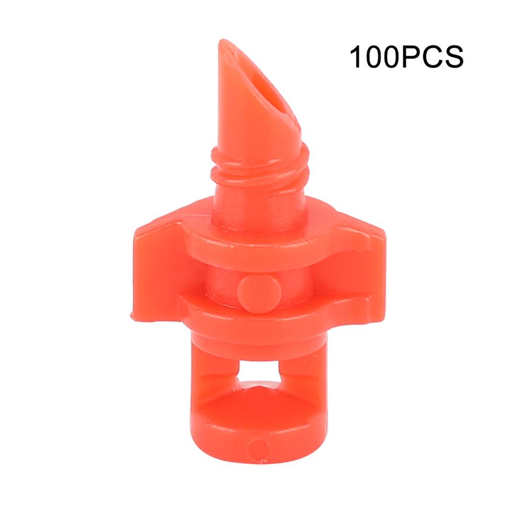 100Pcs 360 degrees  Micro Garden Water Sprayer Misting Nozzle Refraction Atomize Sprinkler