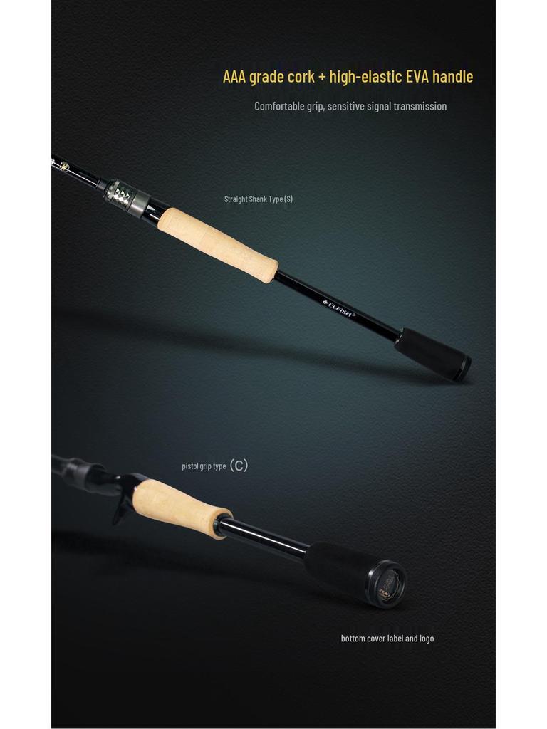 Er Yu ELFISH Zen II Ultralight Casting & Spinning Rod for Bass & Mandarin Fish