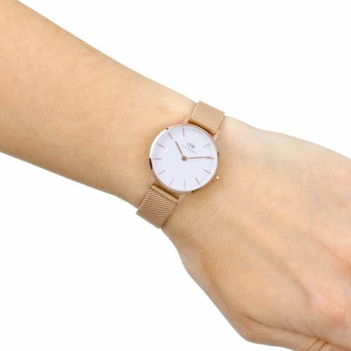 Daniel Wellington Watch DW00100219, Quartz, Pink Gold, White (Women's)