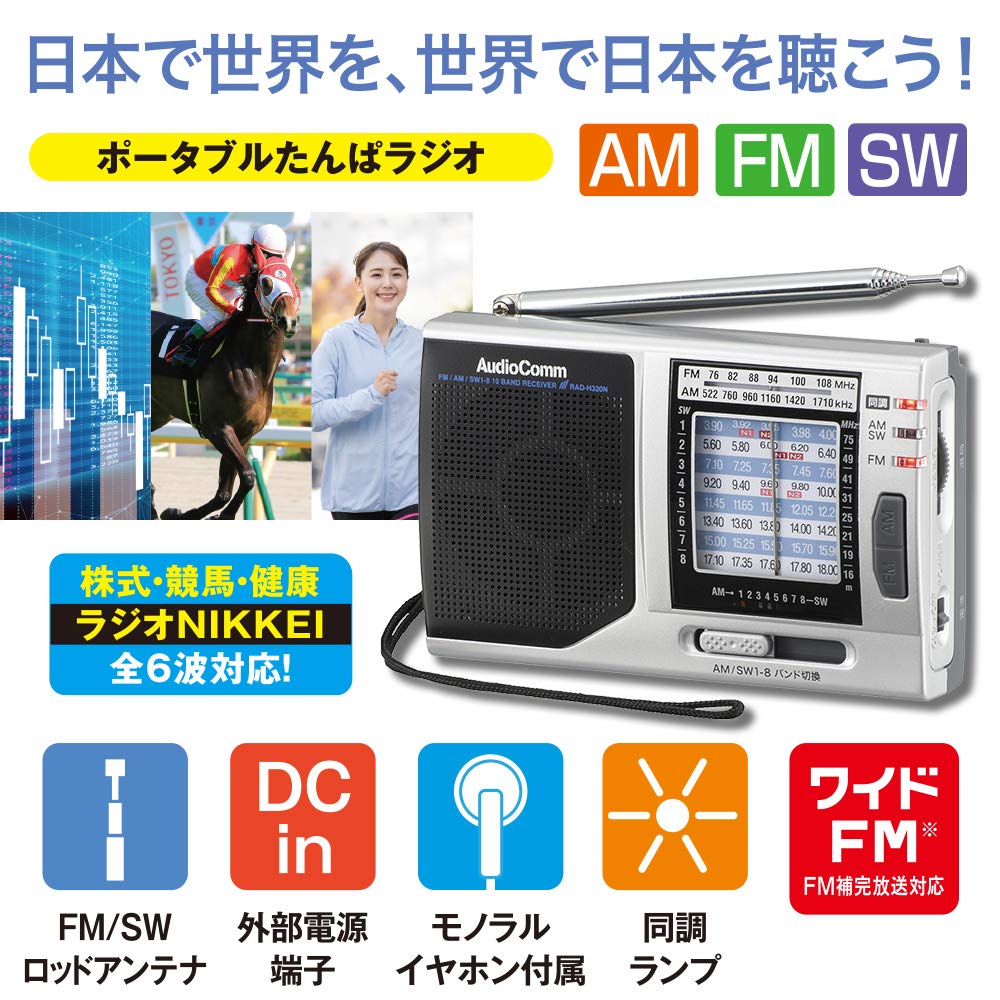 Radio portabil OHM AudioComm RAD-H320N 03-1274 Argintiu