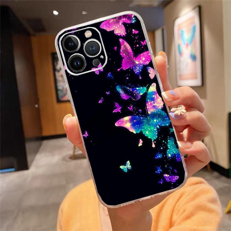 

Phone Case For iphone 17ProMax Air 16 15 14 13 Pro Max 15 16 Pro 15Plus Butterfly iphone 13