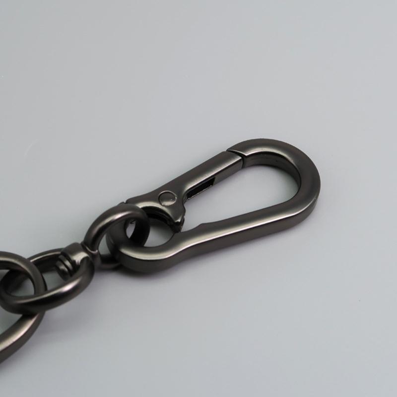 Practical Carabiner Hook Keychain With Swivel and Screwdriver Key Holder Accessory for Bags Handbags Business Use