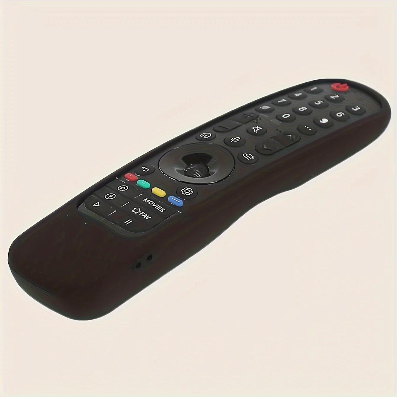 

2025 New Silicone Waterproof for Case For LG AN-MR21GC MR21N/21GA For LG Remote Control 2025 for Case Sleeve Holder Skin чорний