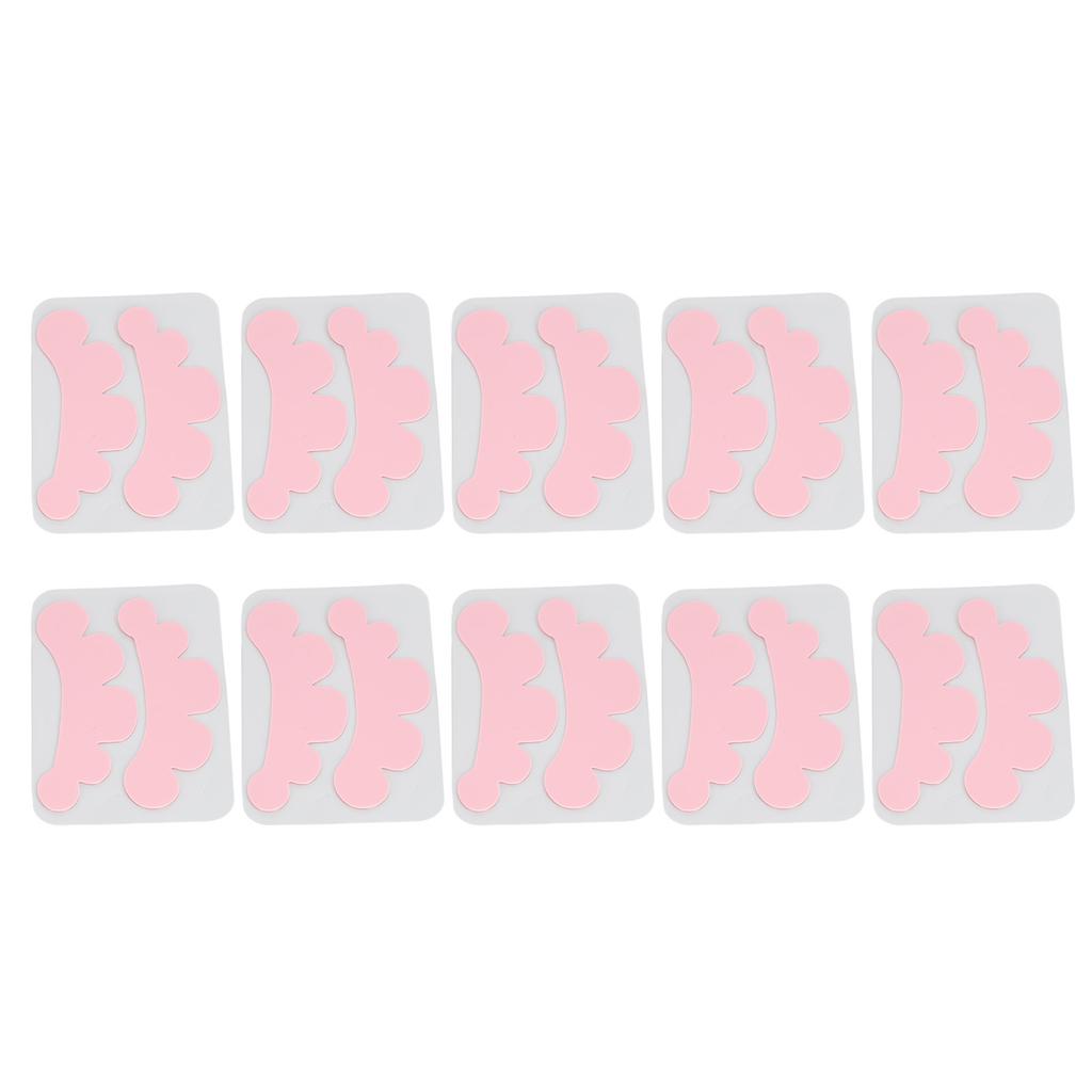 10 Pairs Silicone Eyelash Extension Under Eye Pads Arch Shape Reusable Eyelash Extension Patches
