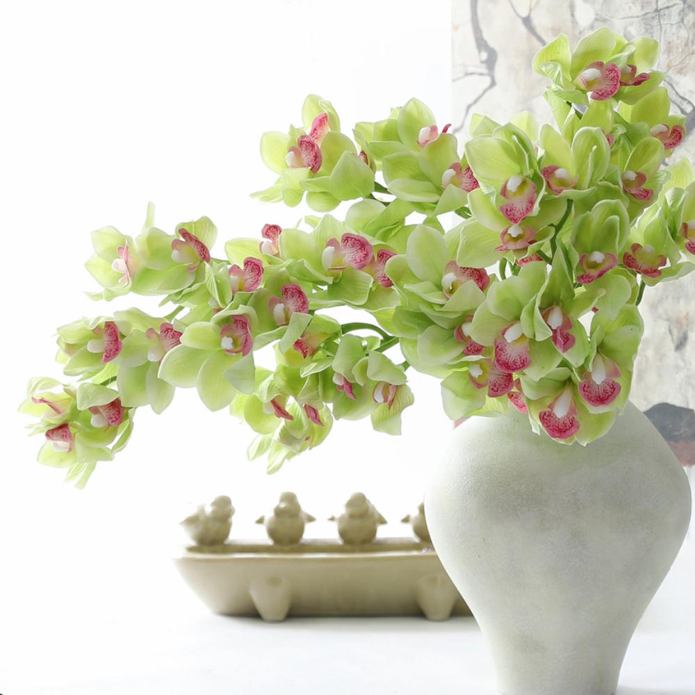 70cm Artificial Flower Head Plant, Phalaenopsis Orchid, Holiday Decor, Wedding, Fake Floral, Home Landscape, Interior Decor
