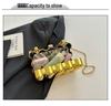 2024 Summer Egg-Shaped Acrylic Evening Bag: Trendy European & American Chain Crossbody