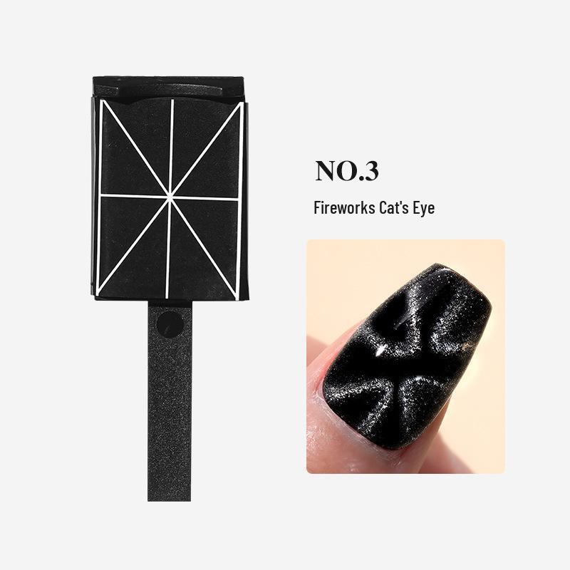 Nail Art Fancy Cat Eye Gel Magnet - Strong Heart Wave Pattern Tool
