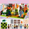 Vs Plants Zombies Building Blocks Bricks Construction Toy Garden Game Doll Model