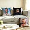 H-Harry Kane Football Player Square Double-Sided printed Pillow Case Bedroom Bedside Pillow Sofa Cushion Cover