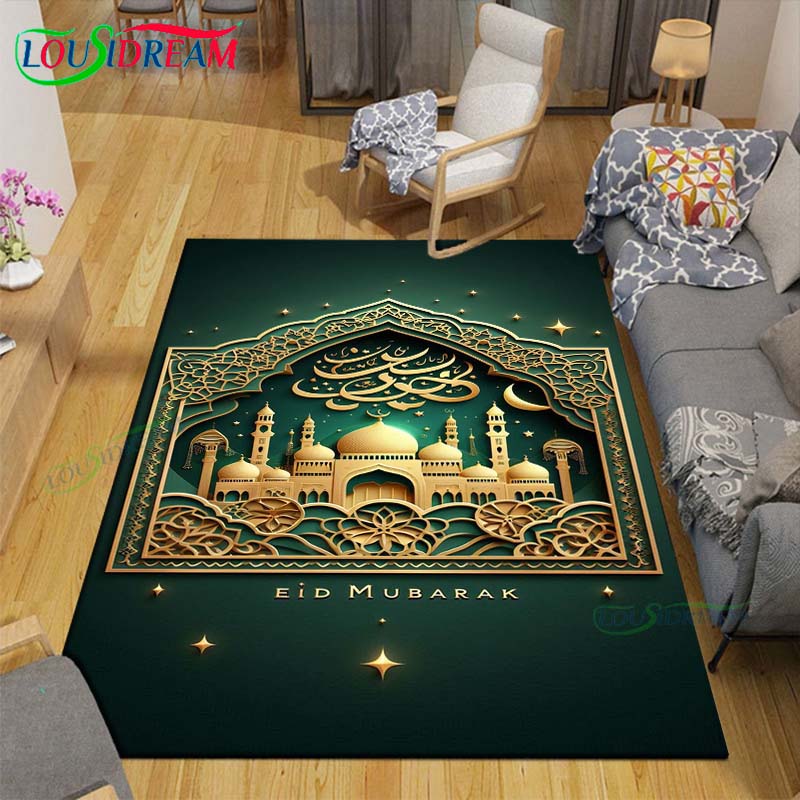 Moderne muslimische Gebetsteppiche Schlafzimmer Dekoration Wohnzimmer Dekoration Teppiche für Schlafzimmer Teppich Anime Teppich Auslegeware