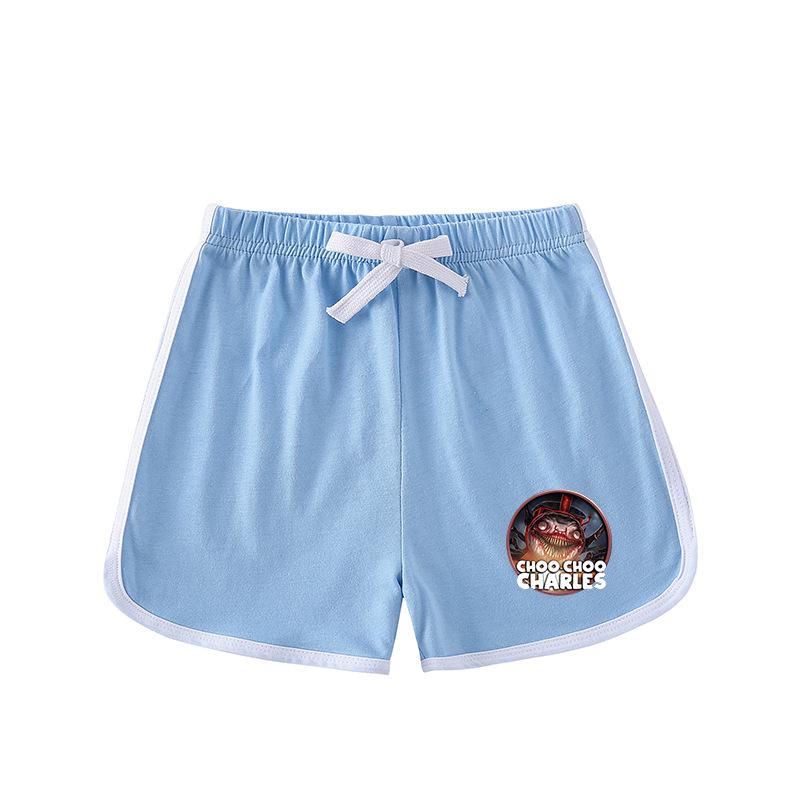 Kids' Summer Color Block Shorts & T-Shirt Set - Boys & Girls Casual Two-Piece Outfit
