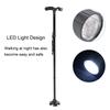 Foldable LED Safety Walking Stick Height Adjustable Magic Cane for Old Man