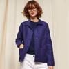 Le Mont Saint Michel Women  W  Genuine Lmsm Work Jacket Blue lsta0jk21W