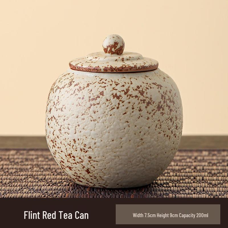 Retro Ceramic Tea Caddy