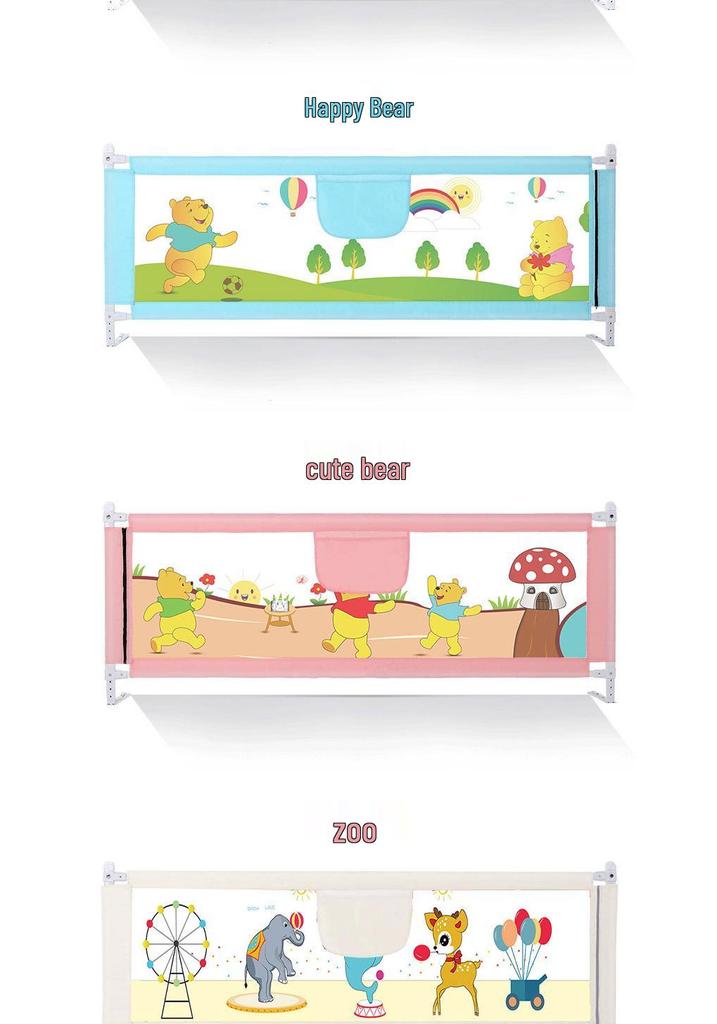 Baby Bed Rail Guard: Raised Anti-Fall Barrier for Cribs