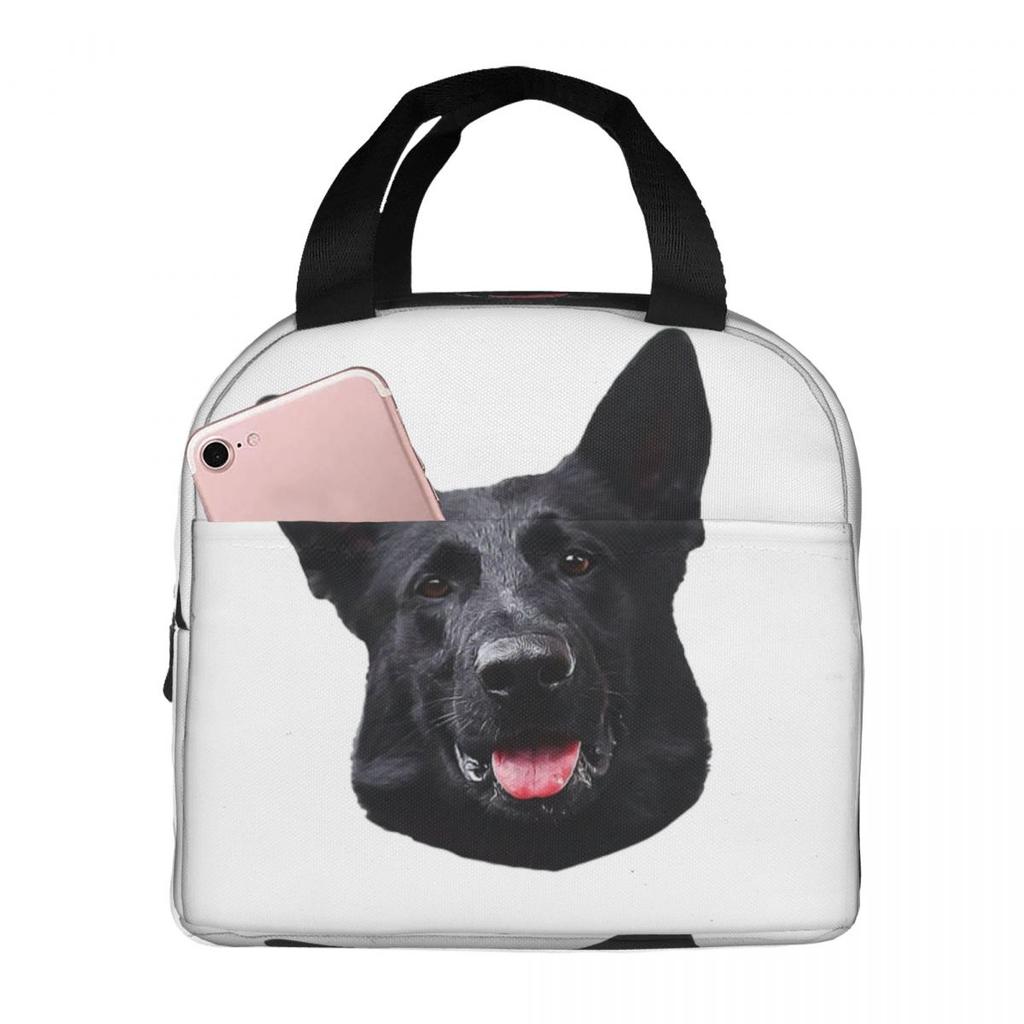 Black German Shepherd Dog - Stunning Insulated Lunch Bag for Women Office Cooler Thermal Food Box Tote Lunch Boxes Container