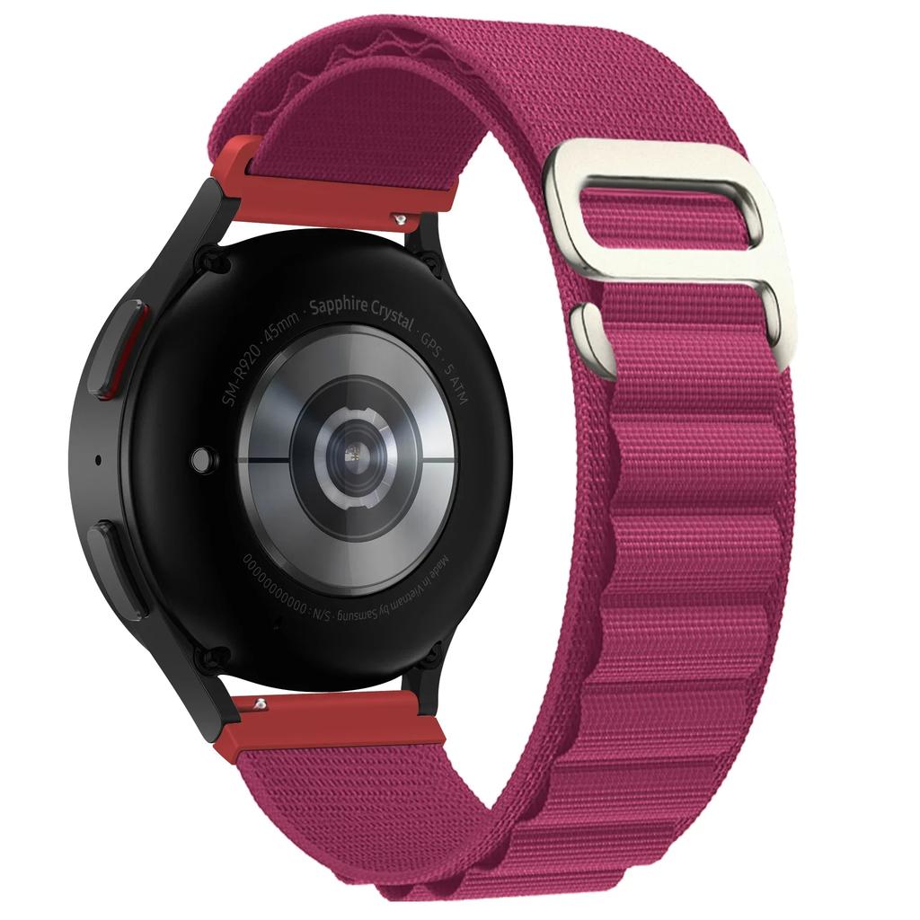 20 22mm Nylon Loop Strap For Xiaomi S4 S3 S2 S1Bracelet Correa For Samung Watch 6 5 4 Active 2 40 44  Sport GTS GTR 4 3 2e GT2 3