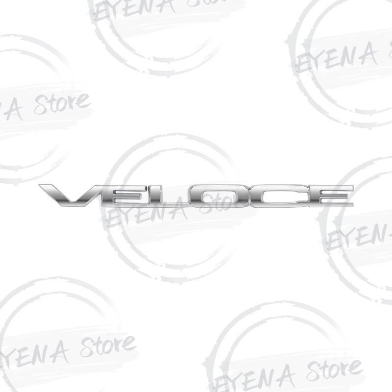 VELOCE TI Logo Schriftzug Metallplakette Aufkleber Auto Heckklappe Karosserie Emblem Für Junior Giulietta Tonale Giulia Stelvio GTS Sportiva