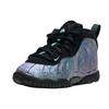 Nike Foamposite One PRM Slip Resistant Abrasion Resistant Mid Top Toddler Shoes Black Multicolor Infant And Toddler AO8038-009