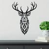 Personalized Deer Metal Wall Art - 1pc Indoor/Outdoor Decor, Perfect for Housewarming or Christmas Gifts | Unique Deer Signs