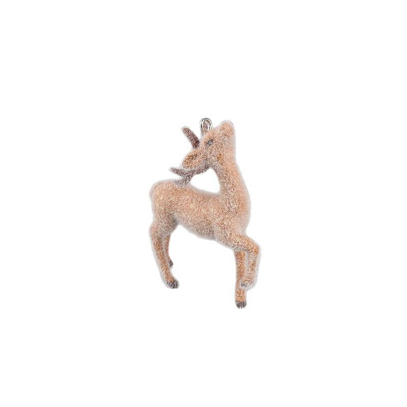 Cute Portable Deer Keychain 11.5Cm Length Korean Style Diy Bead Case Handmade Bag Pendant