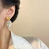 Fashion Personality Metal Blade Tassel Earrings, Retro Simplicity, High-End Sense Of Light Luxury, Unique Niche Women'S Earrings, Earrings
