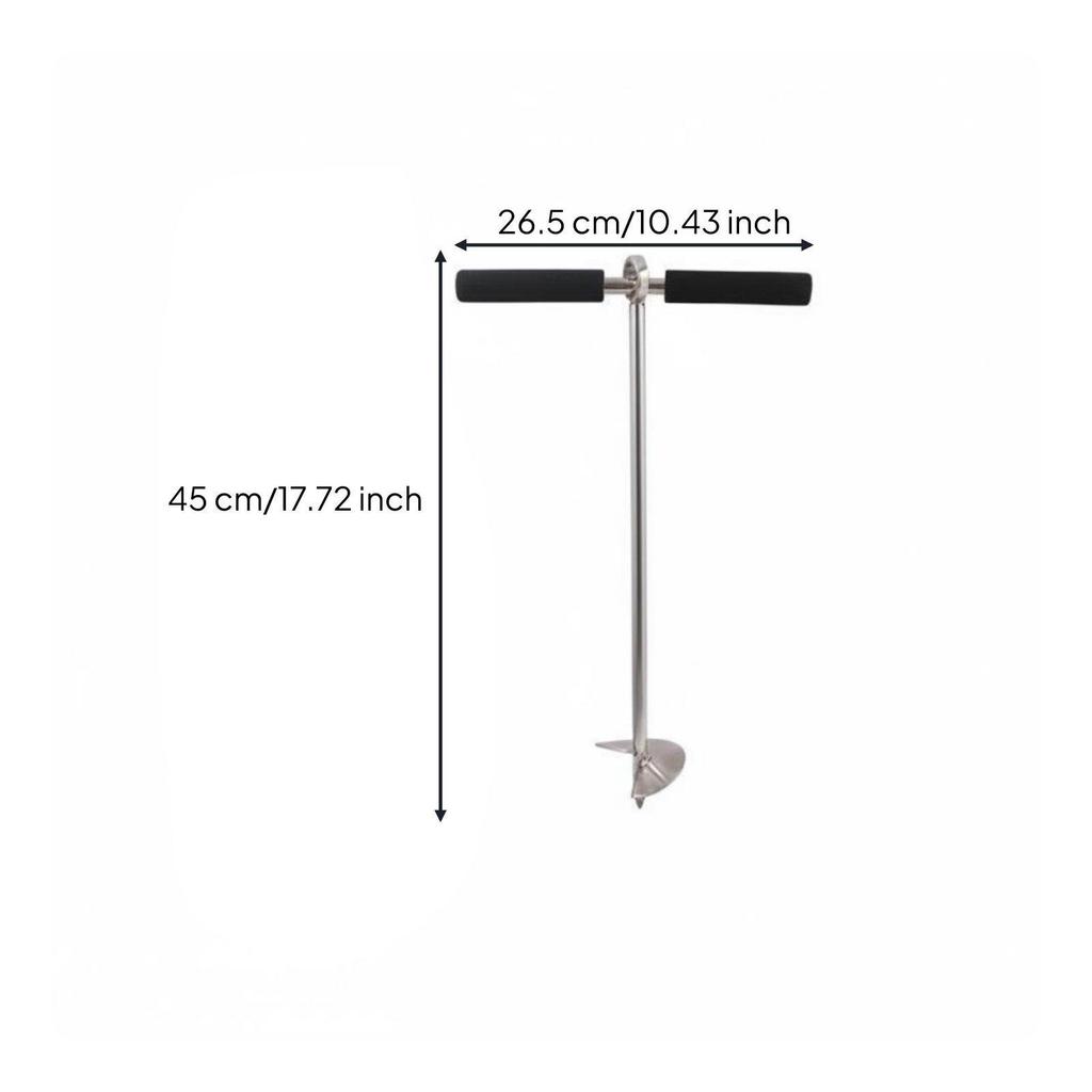 Heavy Duty 316 Stainless Steel Boat Anchor Secure Sand Auger Spiral for