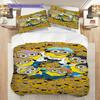 Minion Adventure Fun Playful Threepiece Set 1 Duvet Cover 2 Pillowcase Without Core Duvet Cover And Pillowcase Soft And Comfortable