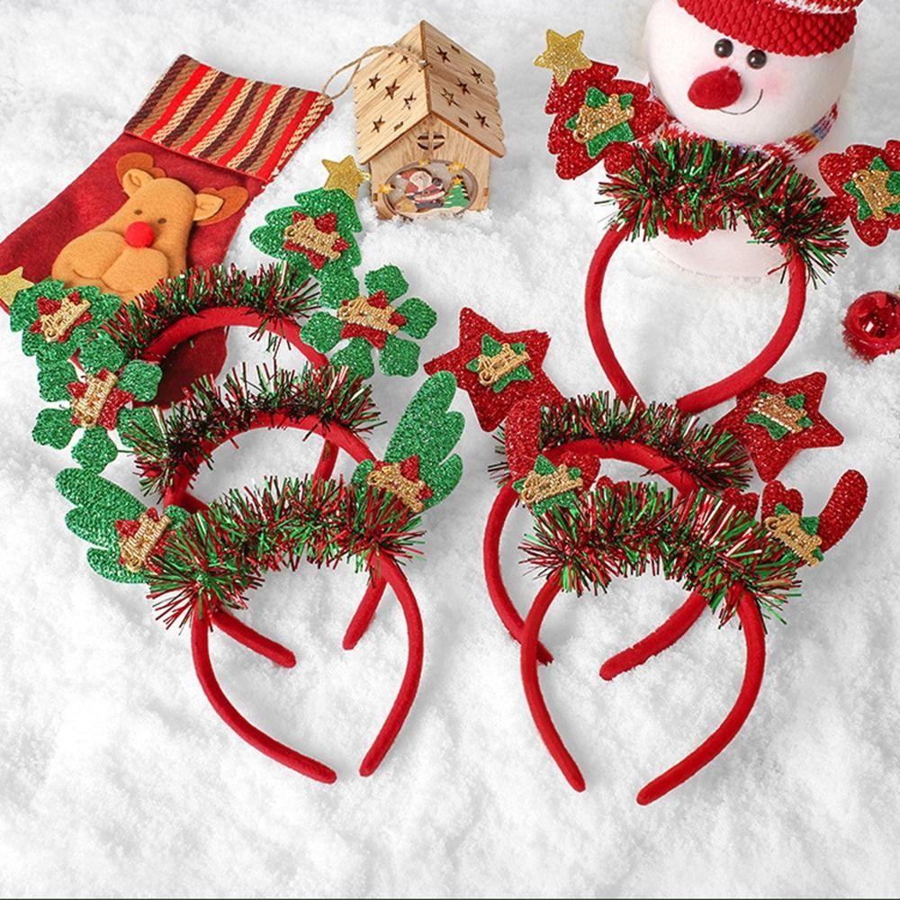 Dress Up Elk Hair Band Christmas Decoration Antlers Headband Female Hair Hoop Christmas Headband