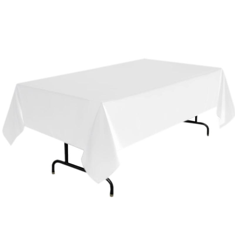 Rectangular Tablecloth Stain Resistant Polyester Table Covering Cloth for Dining Tables Easy To Clean and Maintain