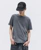 MAISON MINED Stripe Layered Half T Charcoal