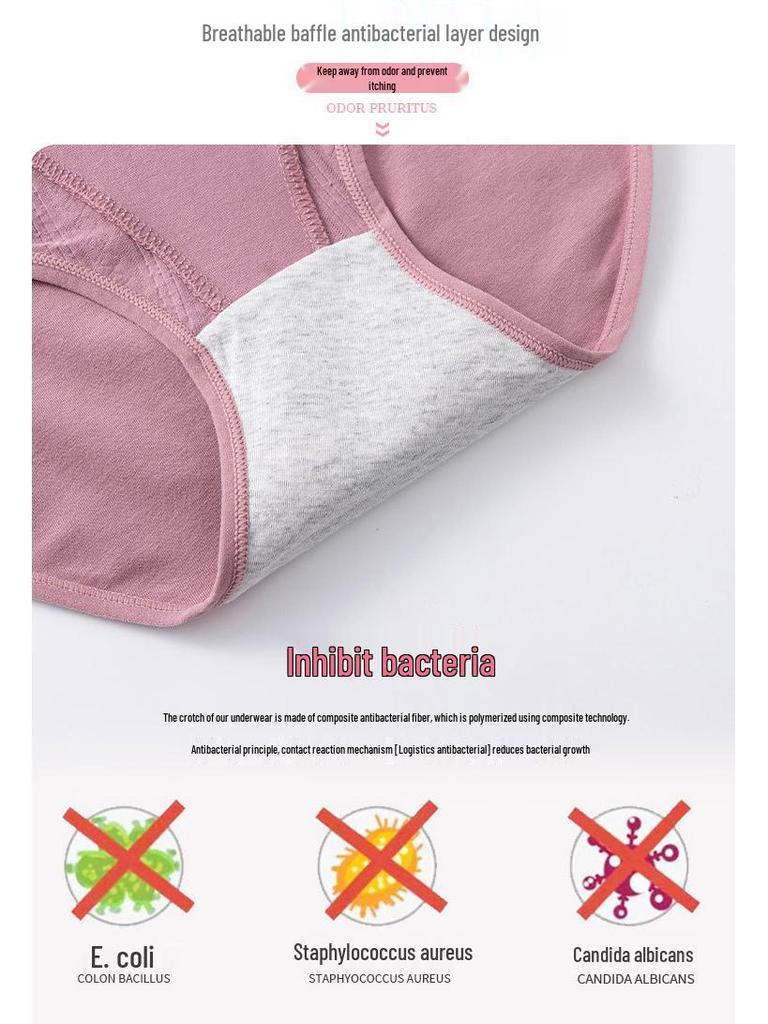 High Waist Plus Size Cotton Panties for Women - Suitable for Middle-Aged and Elderly Moms (200 Jin)