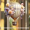 Colorful Hot Air Balloon Garden Decoration Acrylic Hanging Lanterns Easyly Installation For Walls Ceiling Window