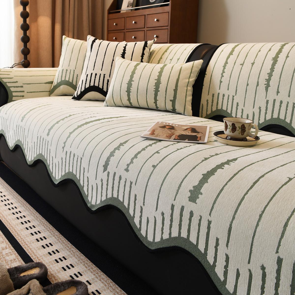 

French Special-Shaped Creative Sofa Cushion, Universal Non-Slip In All Seasons, Advanced Seat Cushion, Sofa Cover, Cloth Cover, Backrest Towel 70*70cm