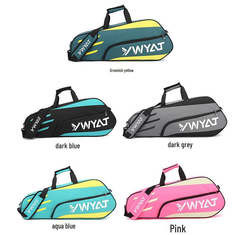 2020 Korean Style Badminton Backpack, Double/Single Shoulder, Holds 3 Rackets, Unisex, Student Edition.