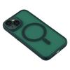 For iPhone 13 6.1 inch Case Compatible with MagSafe WANLONFENG QB Series PC TPU Phone Cover with Screen Film