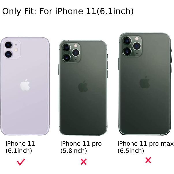 The Lovers Tarot Card Skull Black Case Compatible with iPhone 11, Trippy Psychedelic Aesthetic Tarot Card Cool Skeleton Case for iPhone 11, Unique