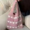 Large capacity tote bag woven bag summer shoulder bag women's hand-woven bag new holiday beach bag