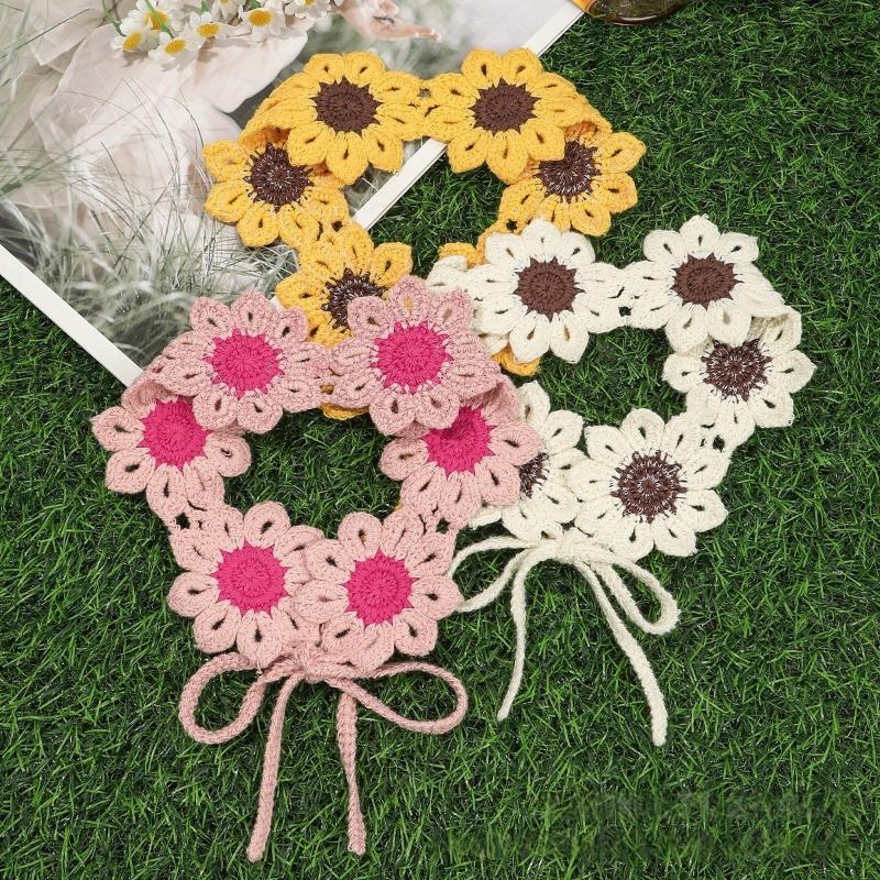 Stylish Heartedly Designed Knitted Flower Headband for Hawaii Beach Travels