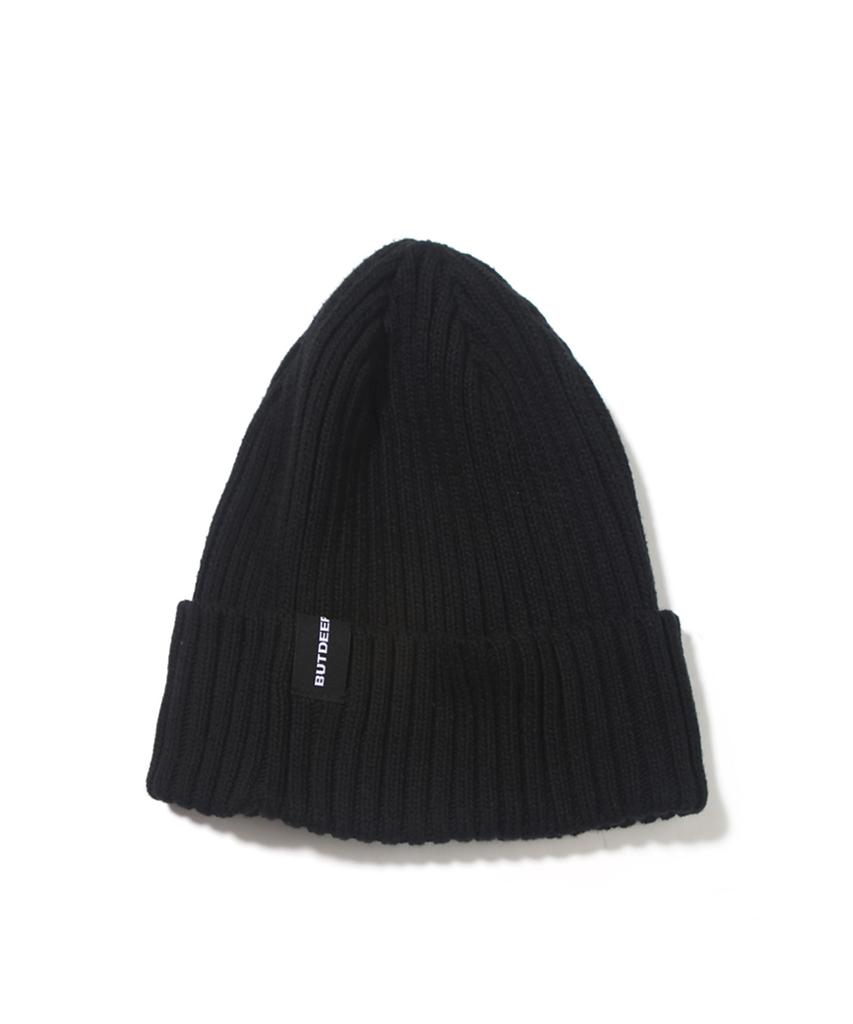 Diposwi Cotton Symbol Basic Beanie - Black