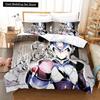 Mega Man X Dive Bedding Set Single Twin Full Queen King Size Bed Set Adult Kid Bedroom Duvet Cover Sets 3D Anime Bed Sheet Set