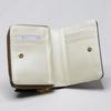 Snoopy Women's Bifold Wallet with Popular Character SNOOPY Brooch (Beige)