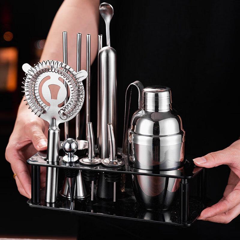 ZISIZ Stainless Steel Cocktail Shaker Set