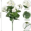 36cm Silk Flower Wedding Bouquets Fake Flower Decorative Flower Artificial Begonia Flower  Bridal