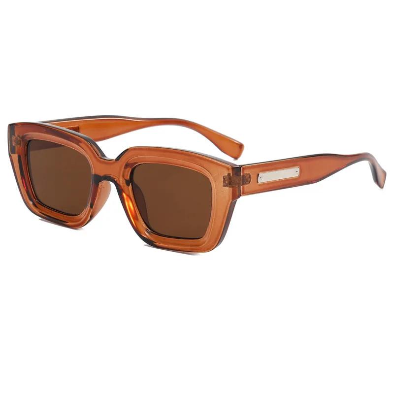 New Fashion Cat Eye Sunglasses Women Men Pc Black Lens Frame Vintage Simple Style Brand Designer Casual Eyewear UV400