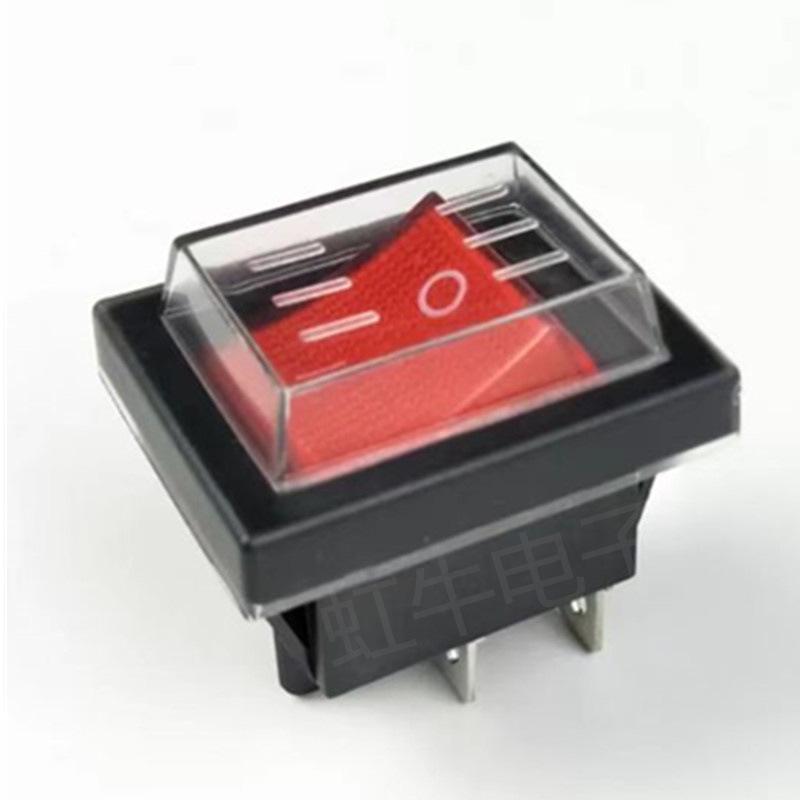 KCD4 Waterproof 30A Rocker Switch for High-Power Vacuum Cleaners and Car Wash Machines