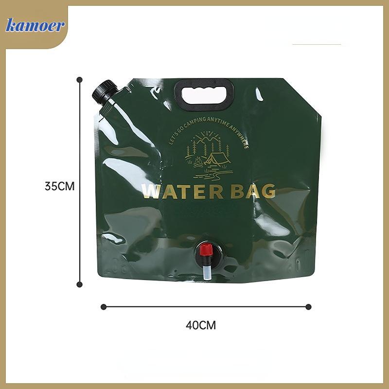 

Уличный мешок для воды большой емкости 9л, портативный складной мешок для хранения воды, ведро для кемпинга, автомобиля, мягкое питьевое ведро, хранилище для воды пищевого качества green